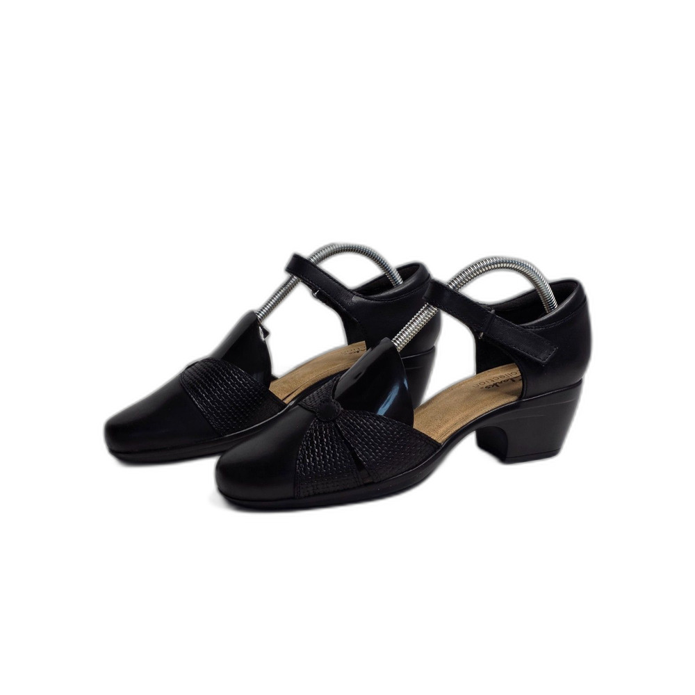 Clarks Emily Rae Women's Leather Sandals Ankle Strap Block Heel Comfort, 8.5M - Picture 6 of 15